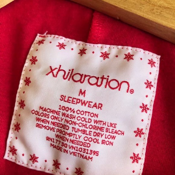 SALE 2 for $26 / 3 for $33 Red Polka Dot Onsie Pajamas / Lounge, Women's Medium - Picture 6 of 9